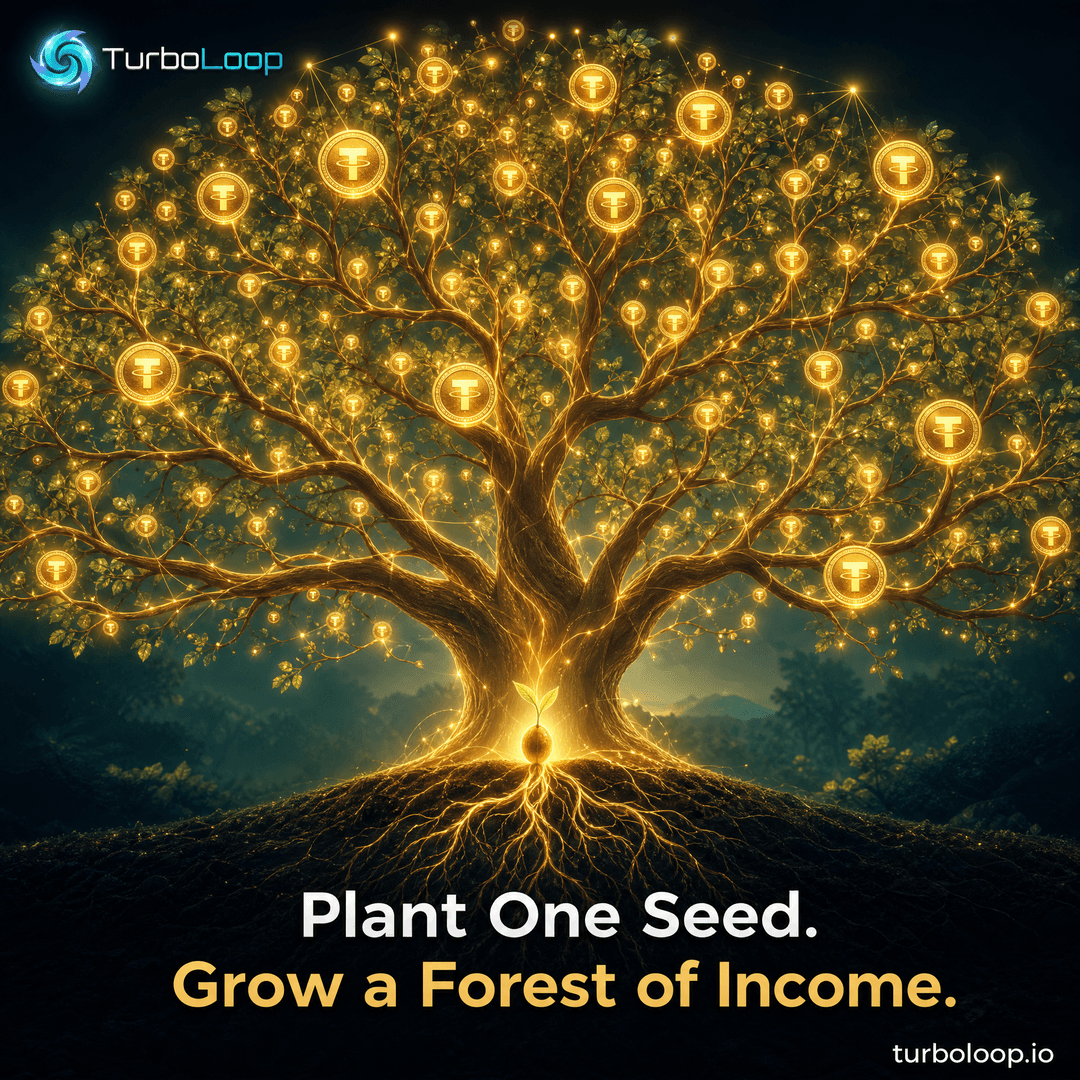 TurboLoop 20-level referral system — Referral Seed Tree