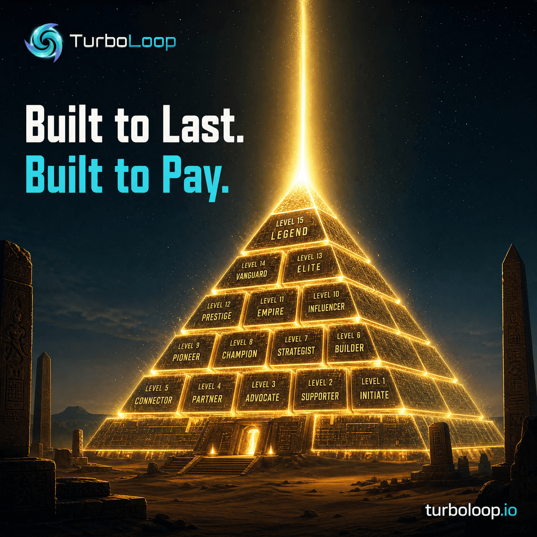 TurboLoop 20-level referral system — Referral Pyramid Light