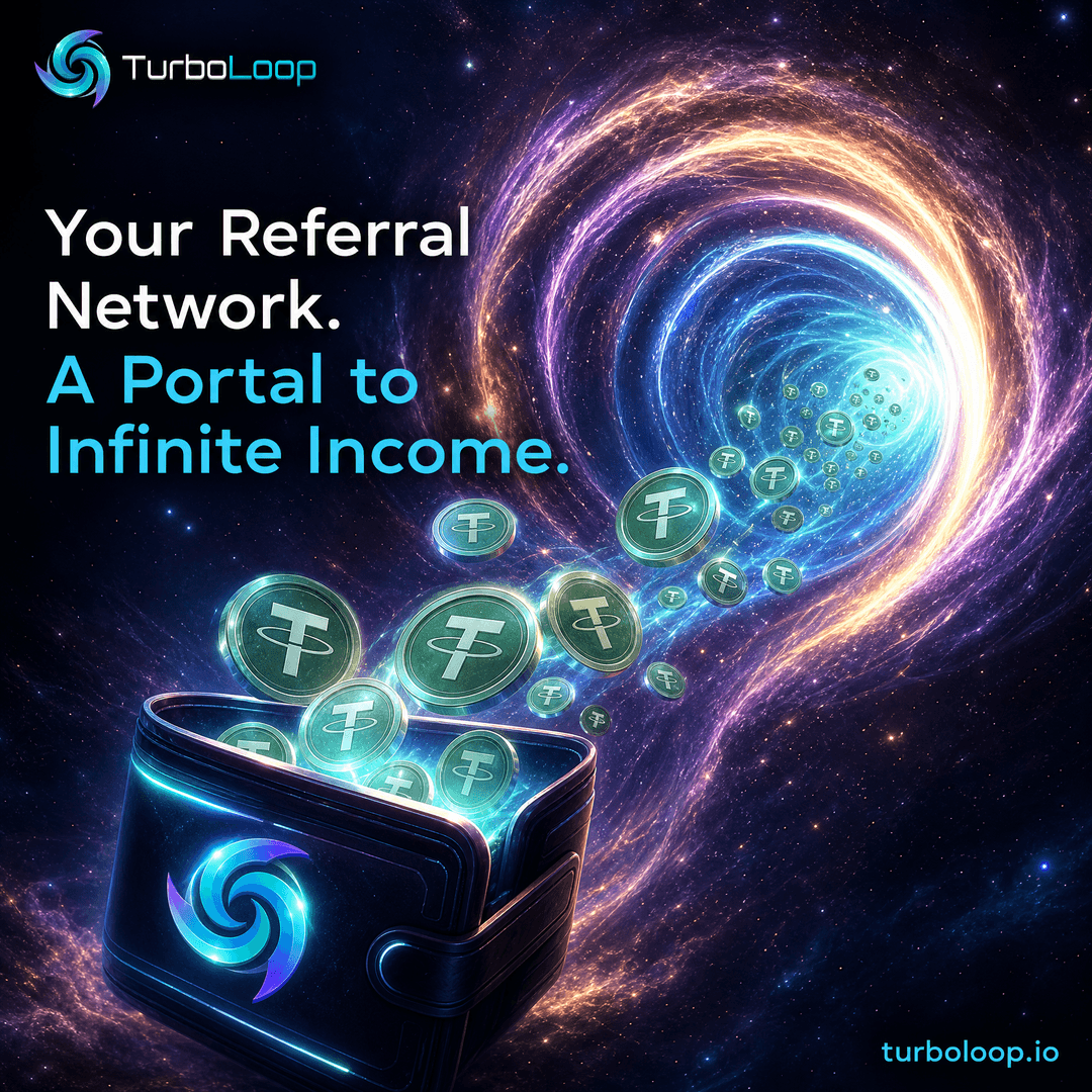 TurboLoop 20-level referral system — Referral Wormhole