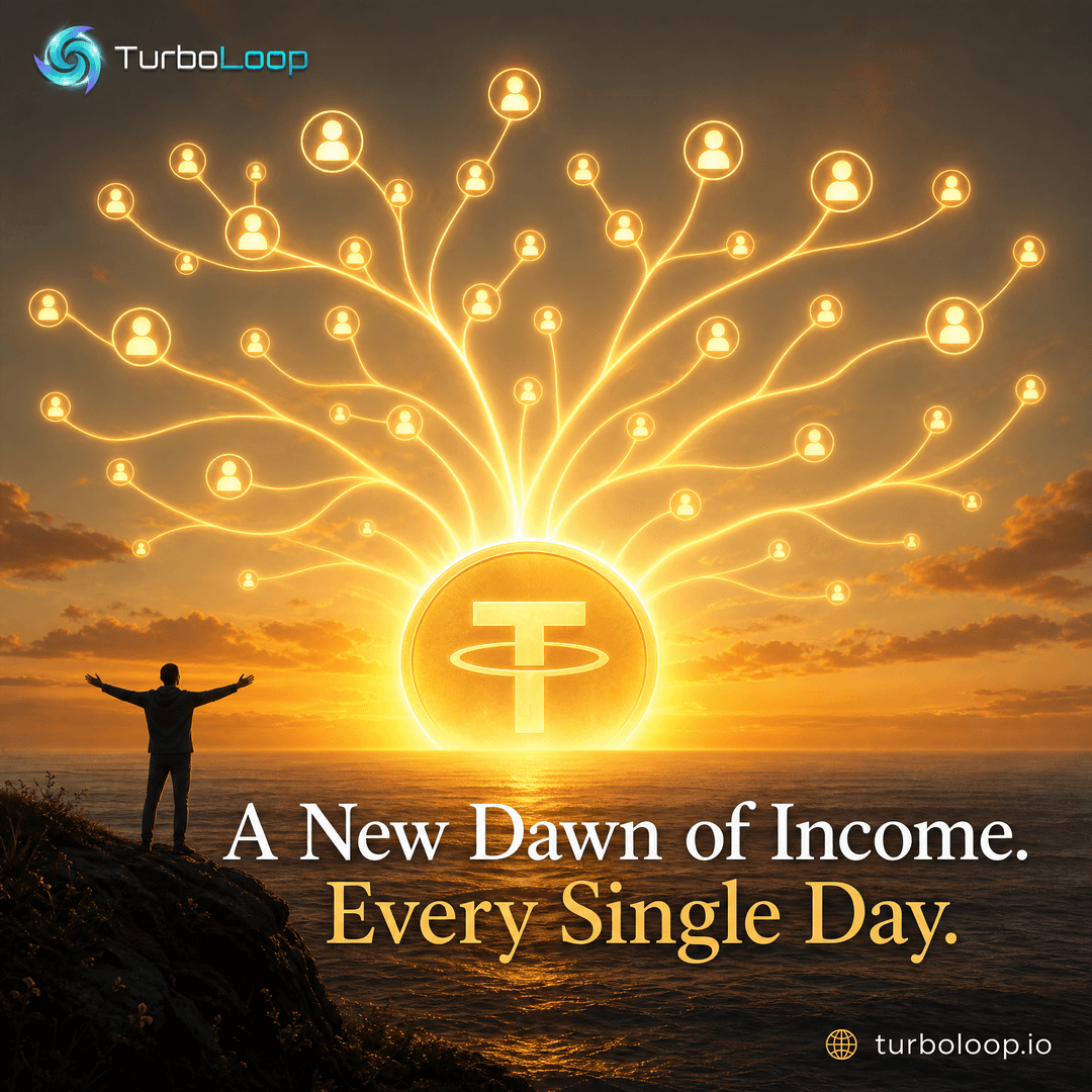 TurboLoop 20-level referral system — Referral Sunrise Horizon