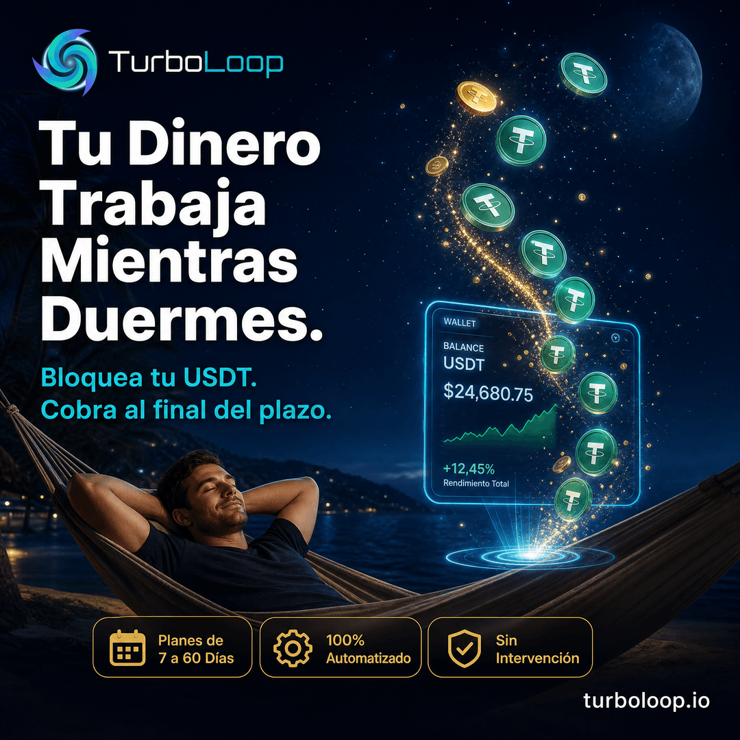 Dinero Trabaja Por Ti — TurboLoop Spanish Banner