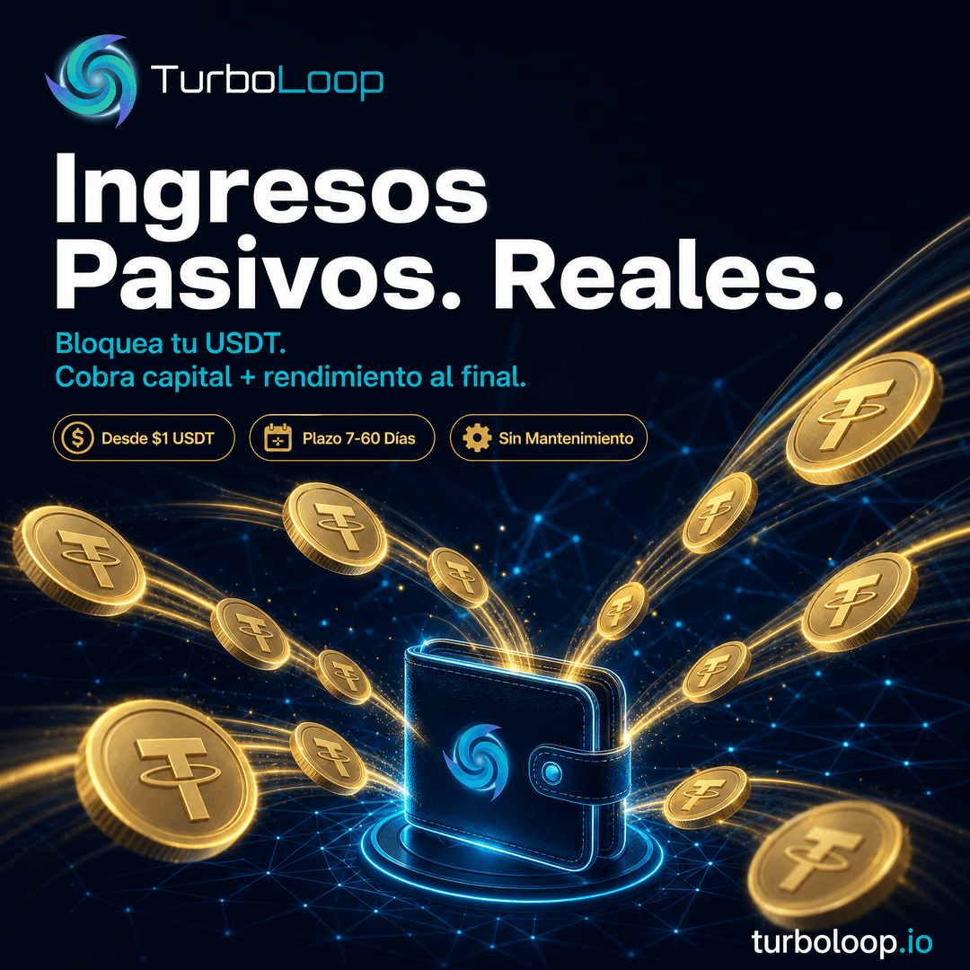 Ingresos Pasivos — TurboLoop Spanish Banner