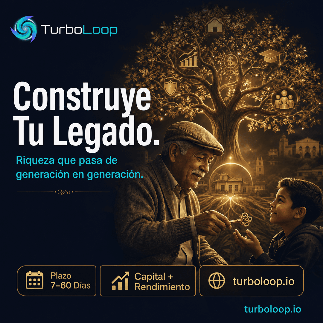 Construye Tu Legado — TurboLoop Spanish Banner