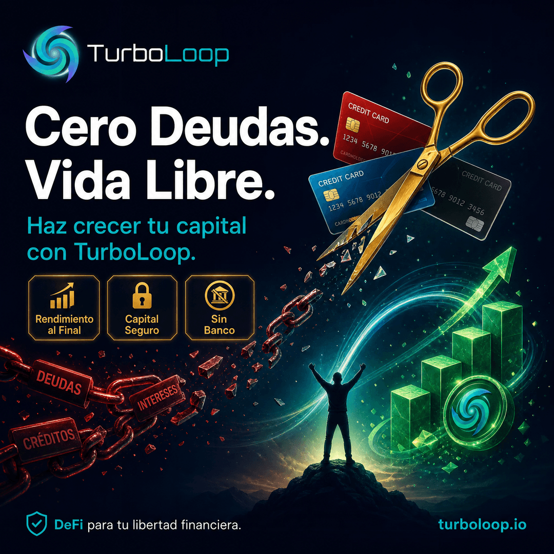 Cero Deudas — TurboLoop Spanish Banner