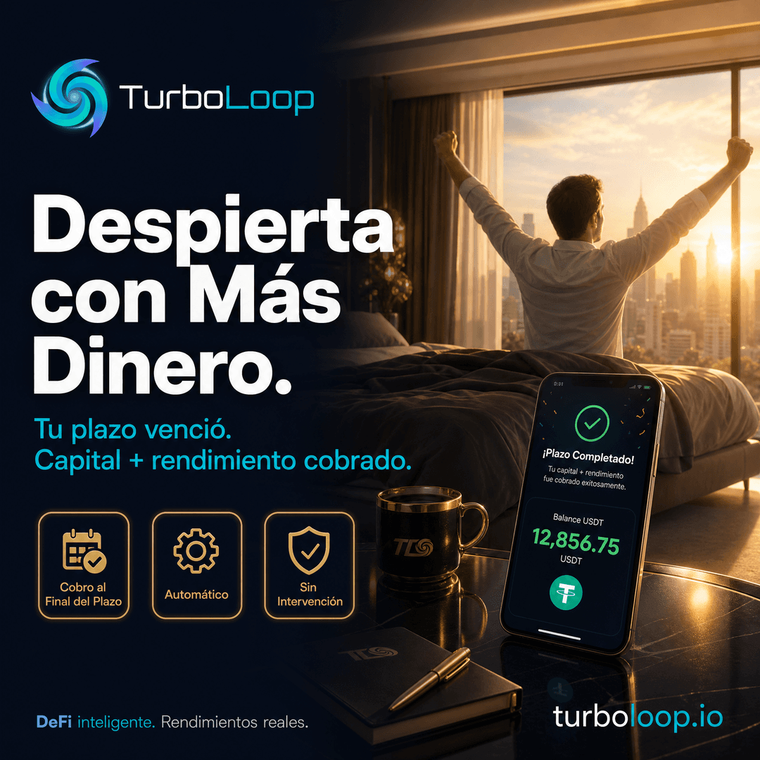 Despertar Rico — TurboLoop Spanish Banner
