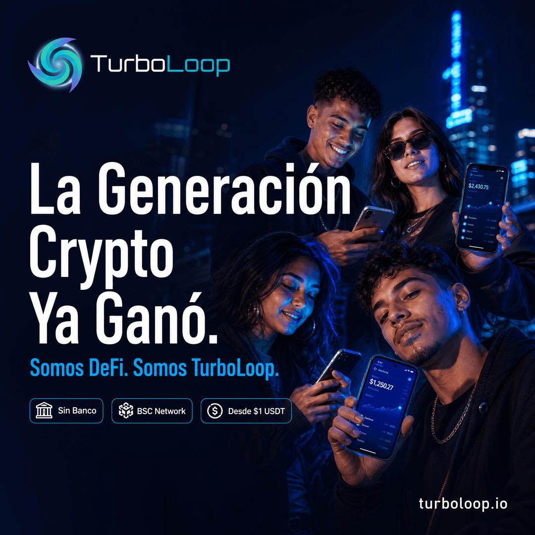 Generacion Crypto — TurboLoop Spanish Banner