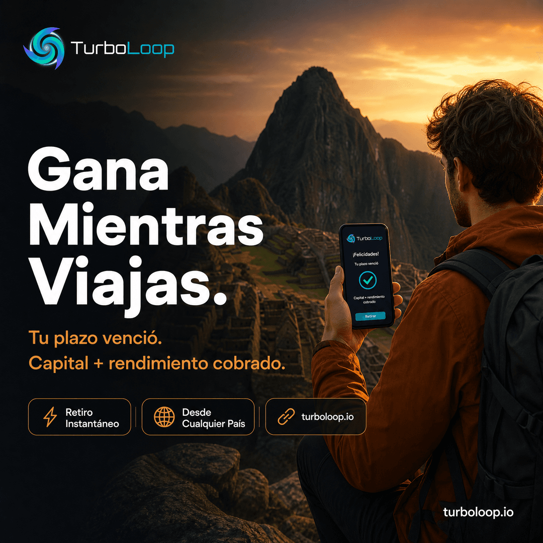 Gana Viajando — TurboLoop Spanish Banner