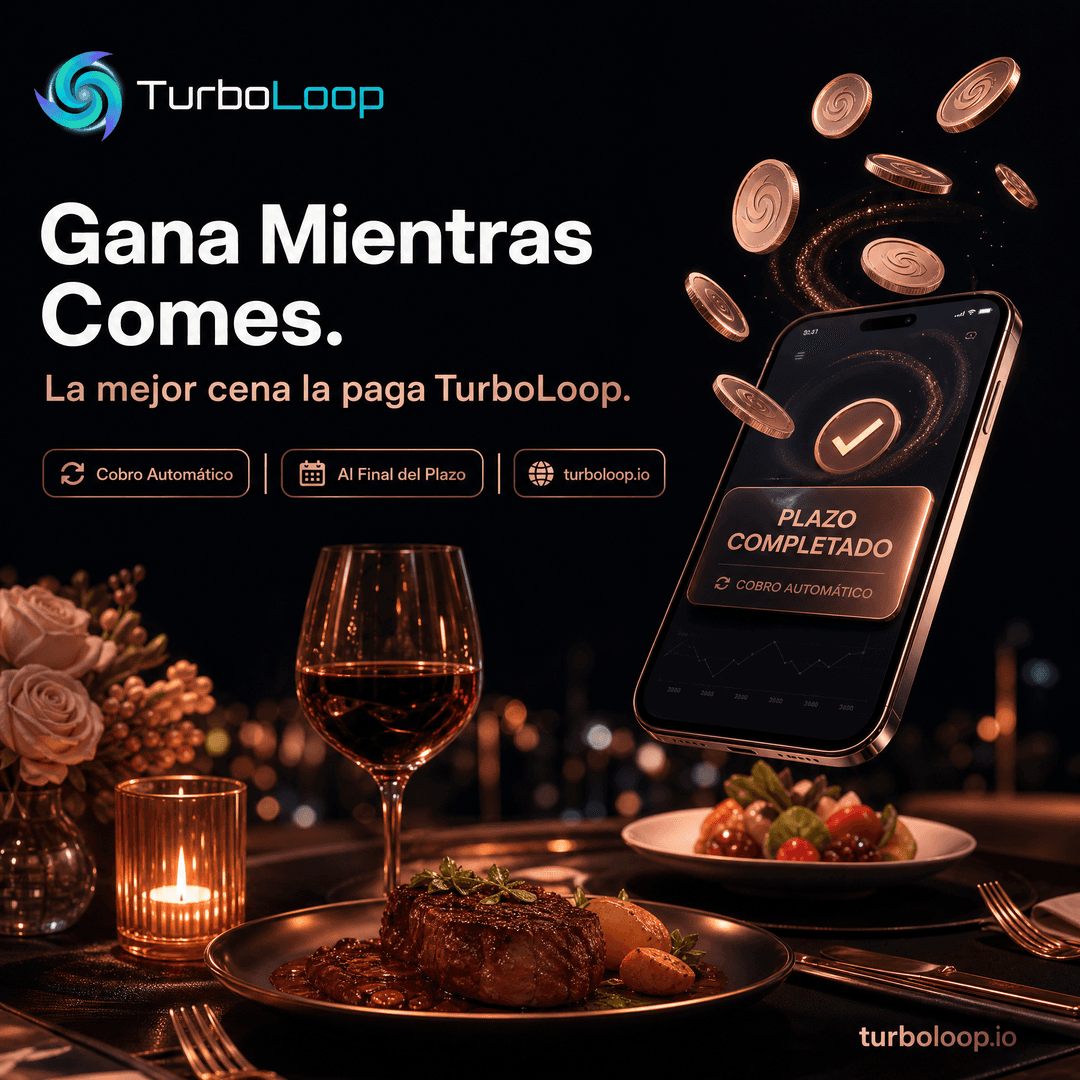 Gana Comiendo — TurboLoop Spanish Banner