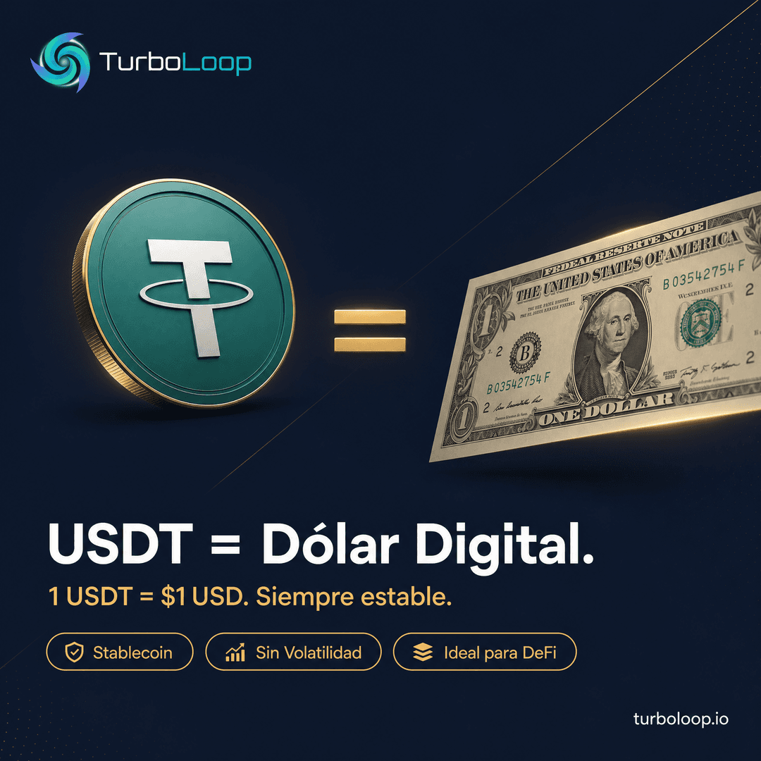 USDT Explicado — TurboLoop Spanish Banner