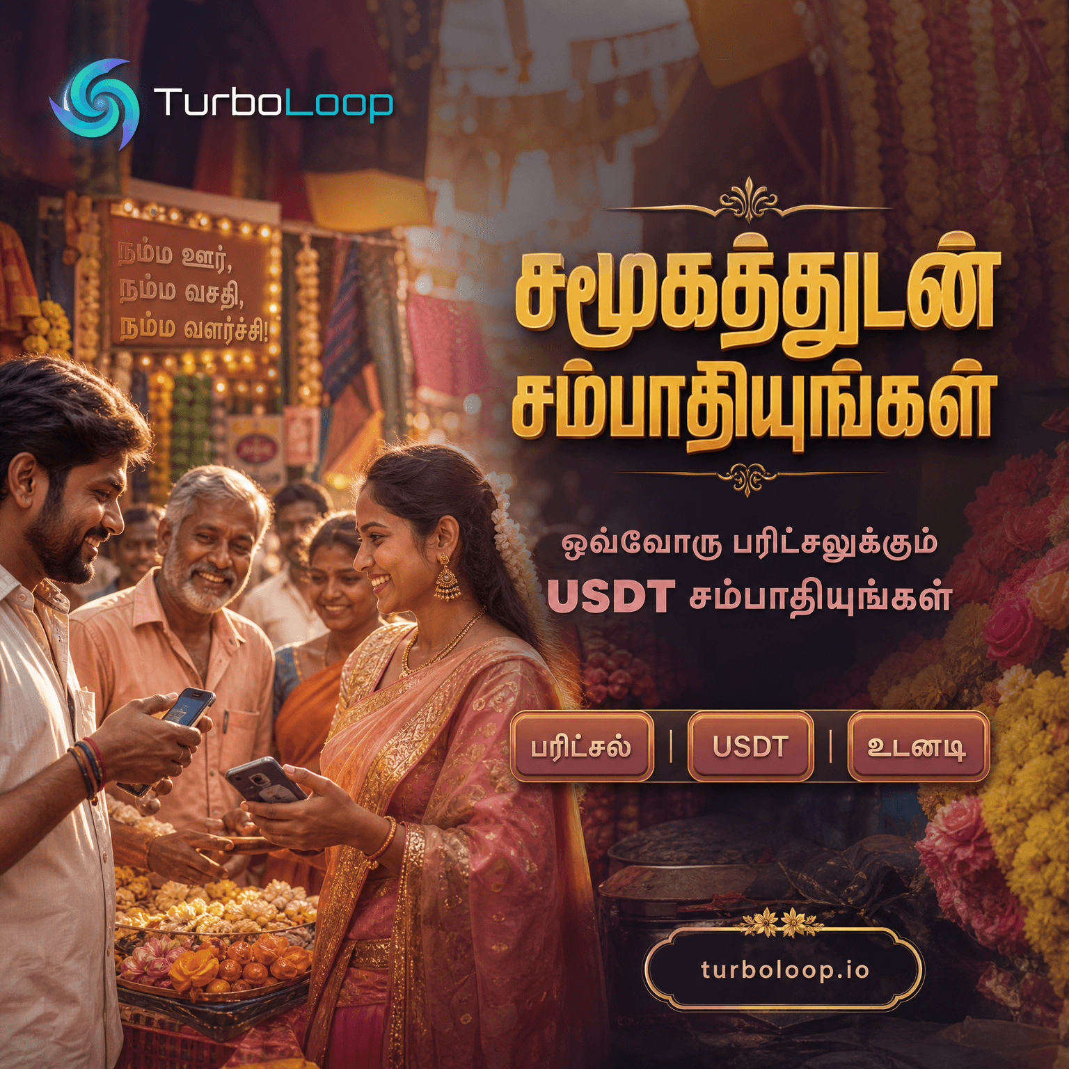 TurboLoop Tamil Banner — Referral Network #08