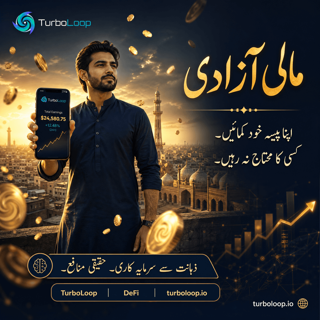 Mali Azadi — TurboLoop Urdu Banner