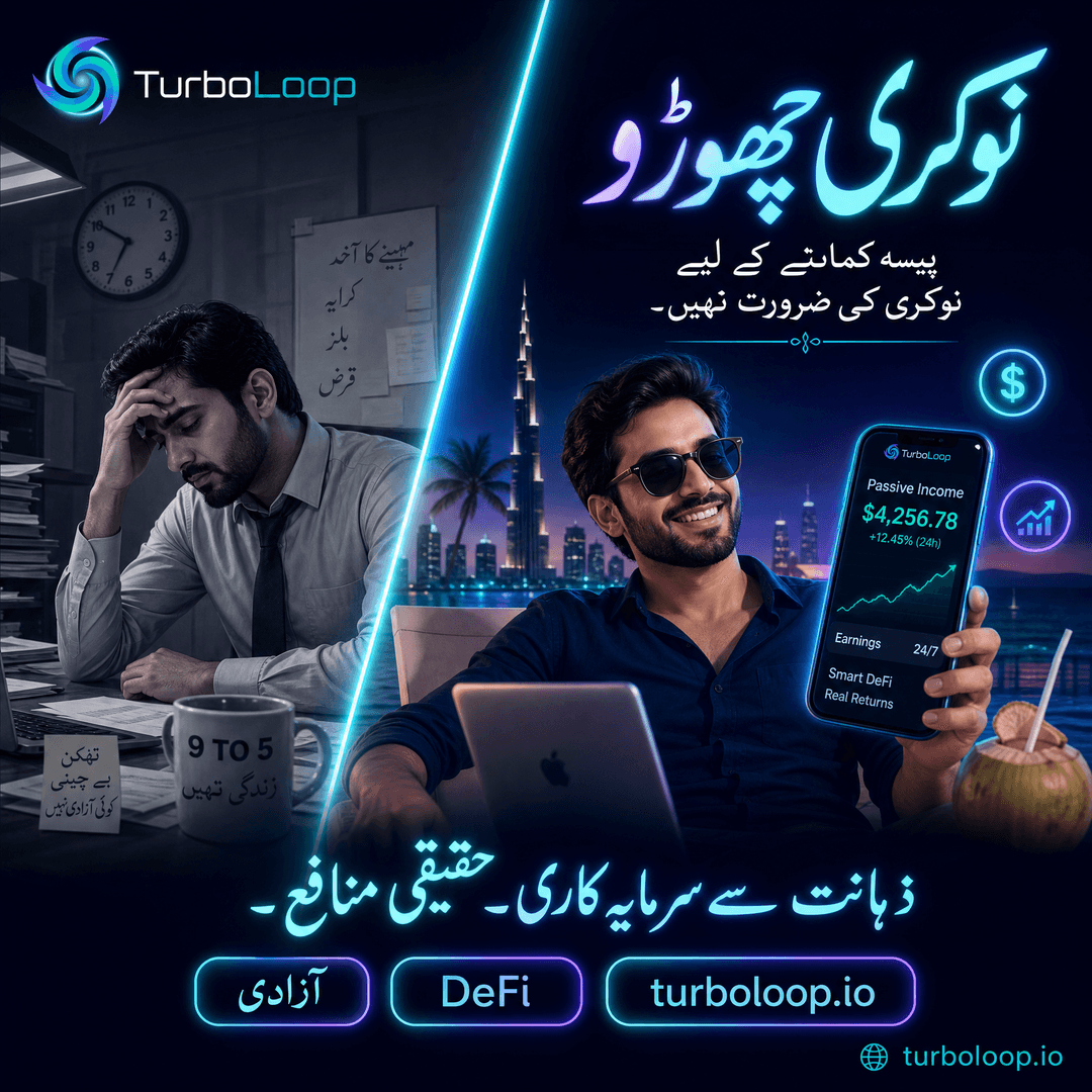 Naukri Choro — TurboLoop Urdu Banner