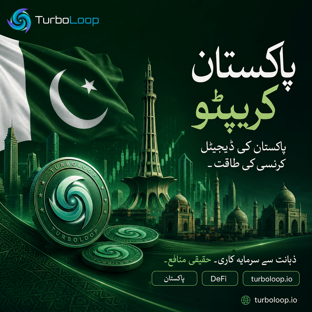 Pakistan Crypto — TurboLoop Urdu Banner