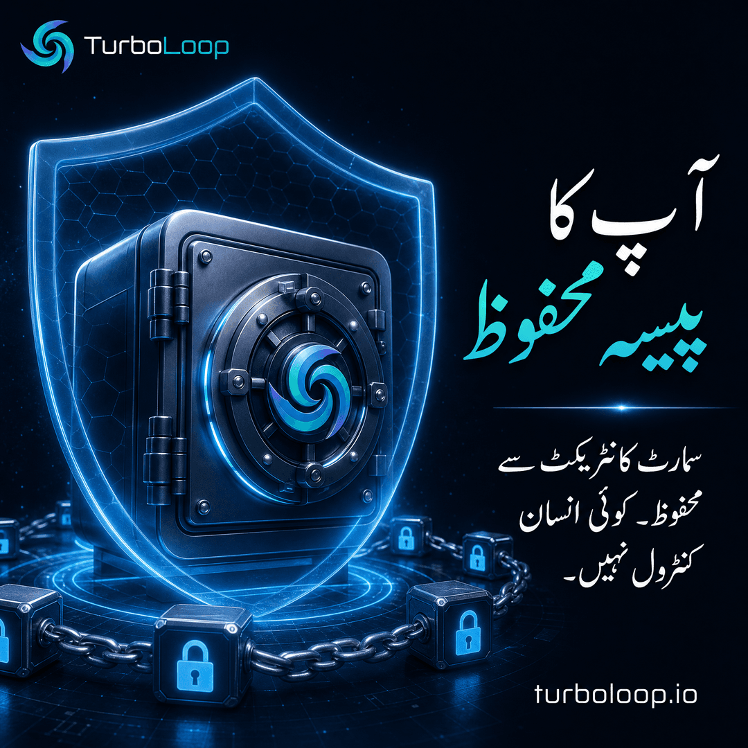 Funds Safe — TurboLoop Urdu Banner