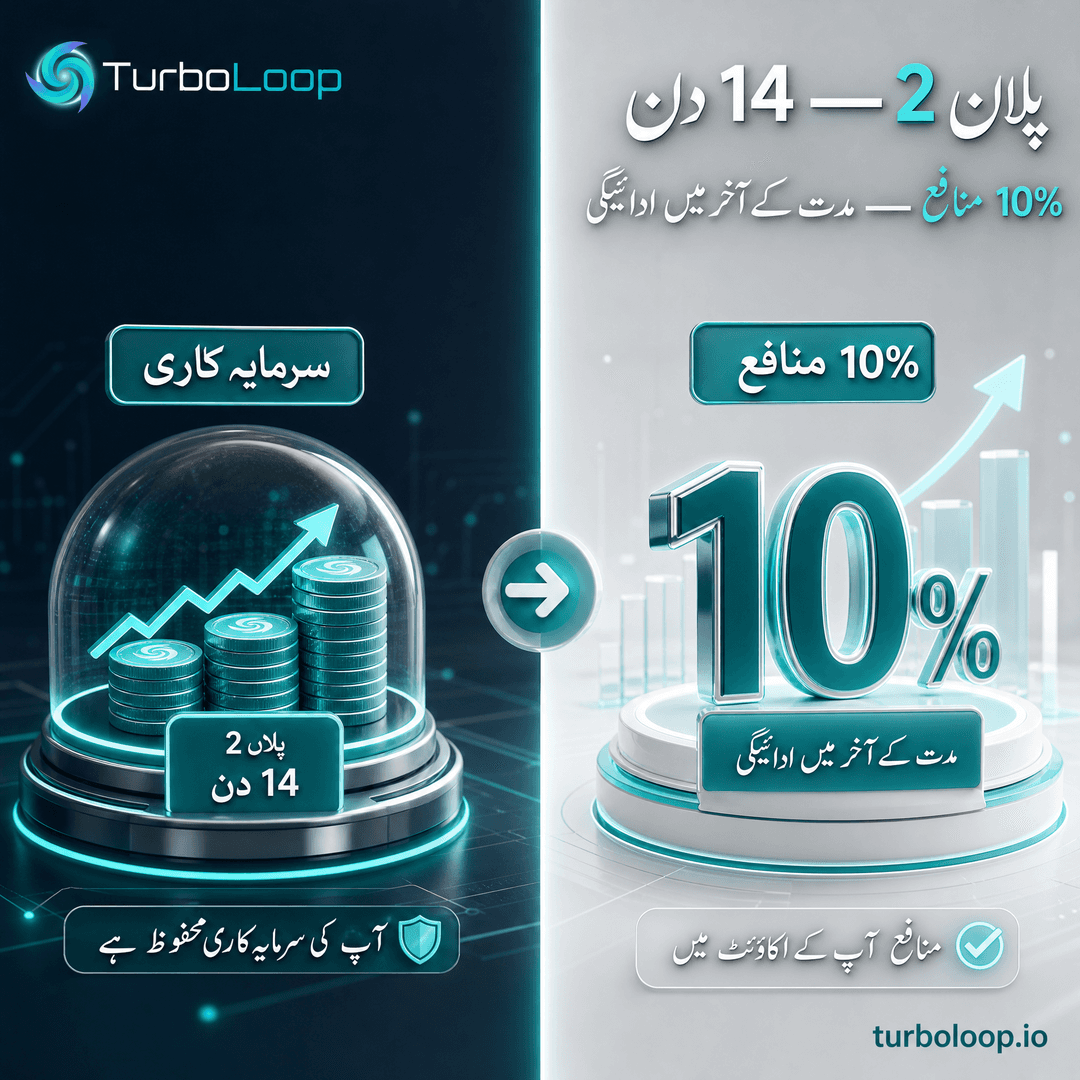 Plan2 14Din — TurboLoop Urdu Banner