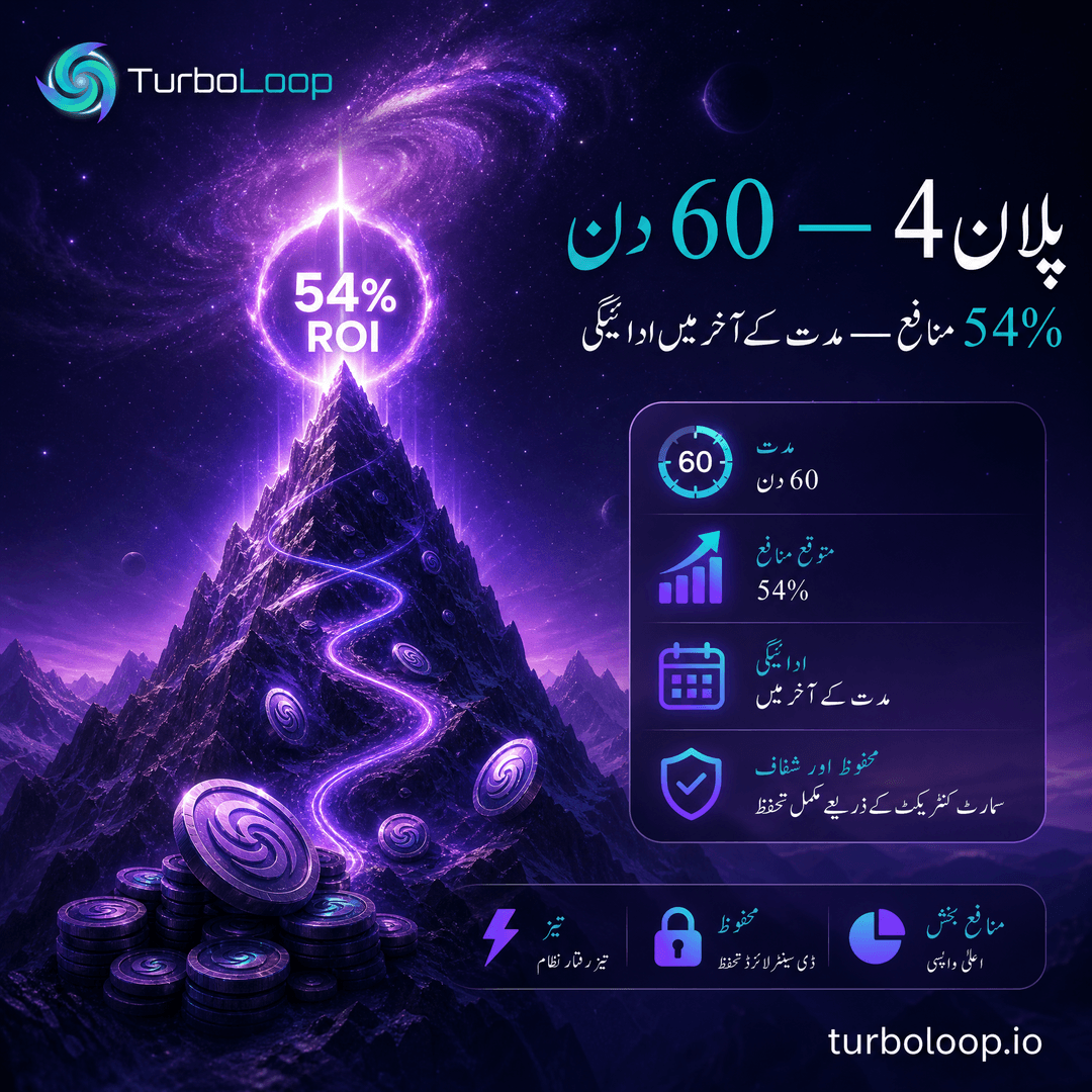 Plan4 60Din — TurboLoop Urdu Banner