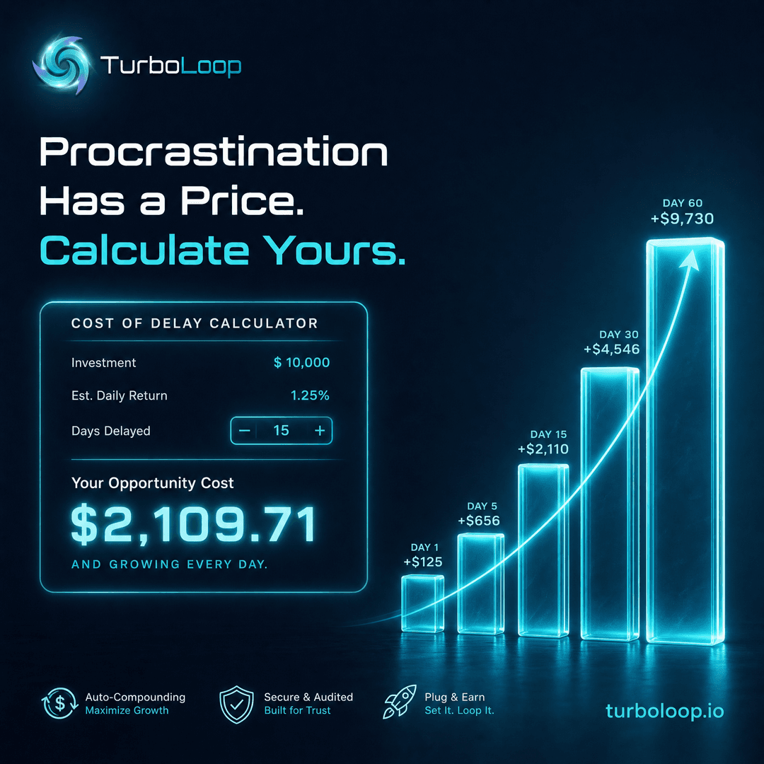 Start earning with TurboLoop — Urgency Procrastination Cost